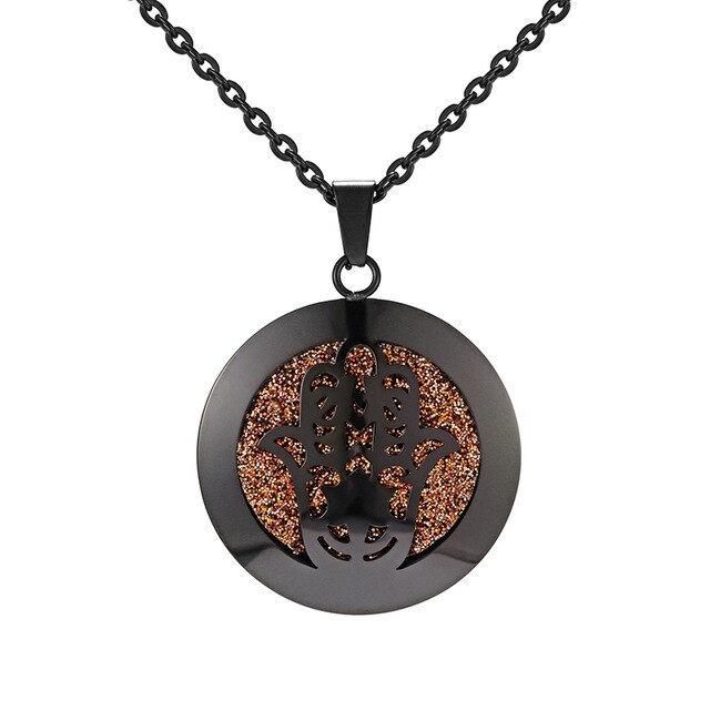 Womens Aromatherapy Diffuser Locket Perfume Essential Oil Necklace Stainless Steel Locket with Felt Pads For Woman