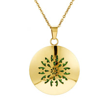 Load image into Gallery viewer, Womens Aromatherapy Diffuser Locket Perfume Essential Oil Necklace Stainless Steel Locket with Felt Pads For Woman
