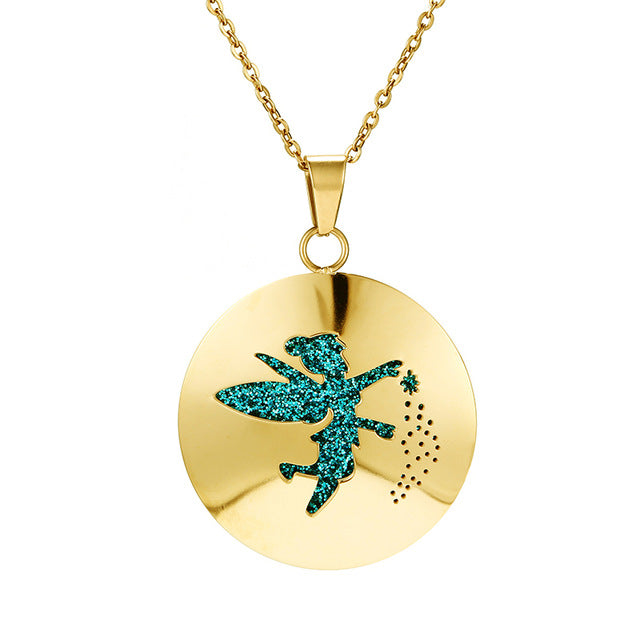 Womens Aromatherapy Diffuser Locket Perfume Essential Oil Necklace Stainless Steel Locket with Felt Pads For Woman