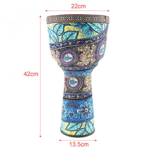 4/6/8.5 Inch High Quality Professional African Djembe Drum Colorful Wood Good Sound Traditional Musical Instrument