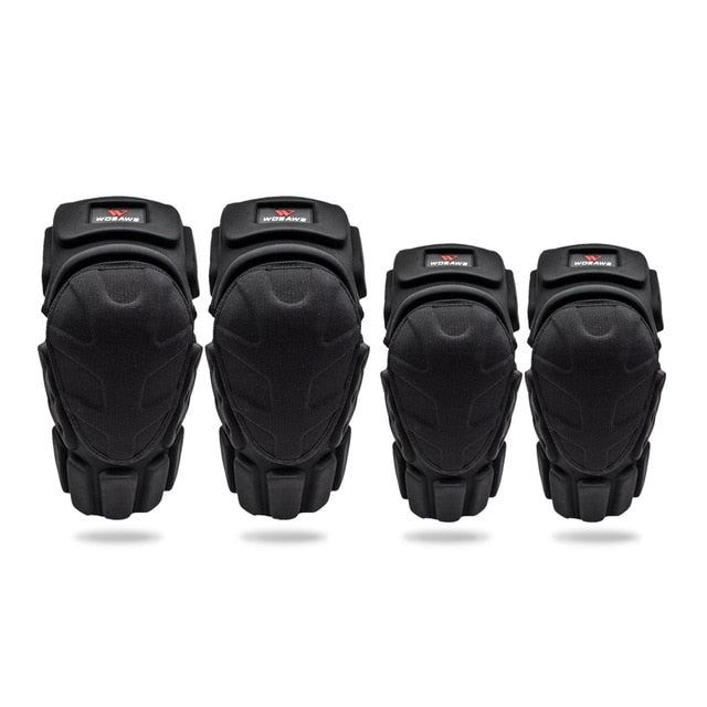 Motocross Knee Pads Elbow Protector Set Motorcycle Motorbike Off-Road Racing Protective Gear Skiing Skateboarding Guards