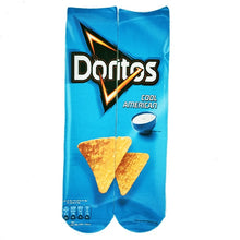 Load image into Gallery viewer, Funny Socks Men and Women Doritos Cornflake Packaging Design Print Cotton Socks 3D Printing Potato Chips Unisex Ankle Socks
