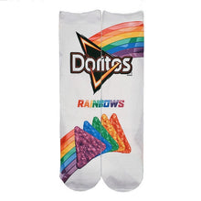 Load image into Gallery viewer, Funny Socks Men and Women Doritos Cornflake Packaging Design Print Cotton Socks 3D Printing Potato Chips Unisex Ankle Socks

