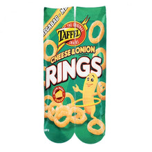 Load image into Gallery viewer, Funny Socks Men and Women Doritos Cornflake Packaging Design Print Cotton Socks 3D Printing Potato Chips Unisex Ankle Socks
