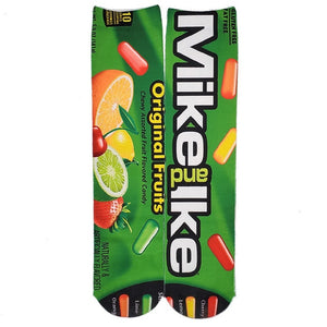 Funny Socks Men and Women Doritos Cornflake Packaging Design Print Cotton Socks 3D Printing Potato Chips Unisex Ankle Socks