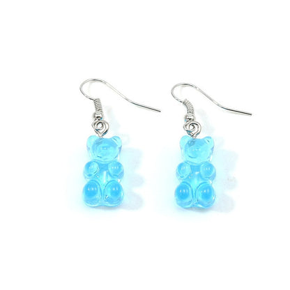 Gummy Bear Dangle Earring Womens Retro Fashion Styligh Candy Earring Drop Style Earrings Choose Color Great Gift