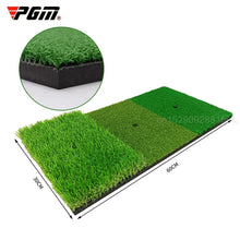 Load image into Gallery viewer, Golf Hitting Mat 3 Practice Grasses with Rubber Tee Hole Golf Training Aids Indoor Outdoor Tri-Turf Golf Hitting Grass Golf Mats
