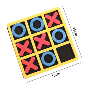 Tic Tac Toe Parent-Child Interaction Leisure Board Game OX Fun Developing Intelligent Toys Puzzles Game Kids Gift