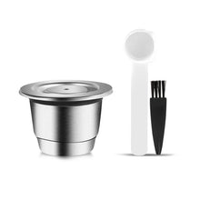 Load image into Gallery viewer, iCafilas Upgraded Reusable Coffee Capsule For Nespresso Stainless Steel Coffee Filters Espresso Coffee Crema Maker

