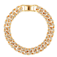 Load image into Gallery viewer, Fashion Thick Metal Chain Anklet For Women Men Rhinestone Gold Silver Color Sexy Foot Bracelet Hip Hop Rock Punk Jewelry
