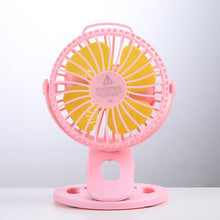 Load image into Gallery viewer, 3-Speed Portable Table Fan Clip-on USB Type Rechargeable Cooling Mini Desk Fan Adjustable 360 Degree Rotation

