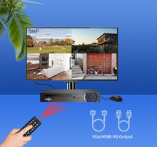 Load image into Gallery viewer, Hiseeu H.265 4/8CH POE NVR Security IP Camera Video Surveillance CCTV System P2P 5MP2MP Network Video Recorder Face Detect
