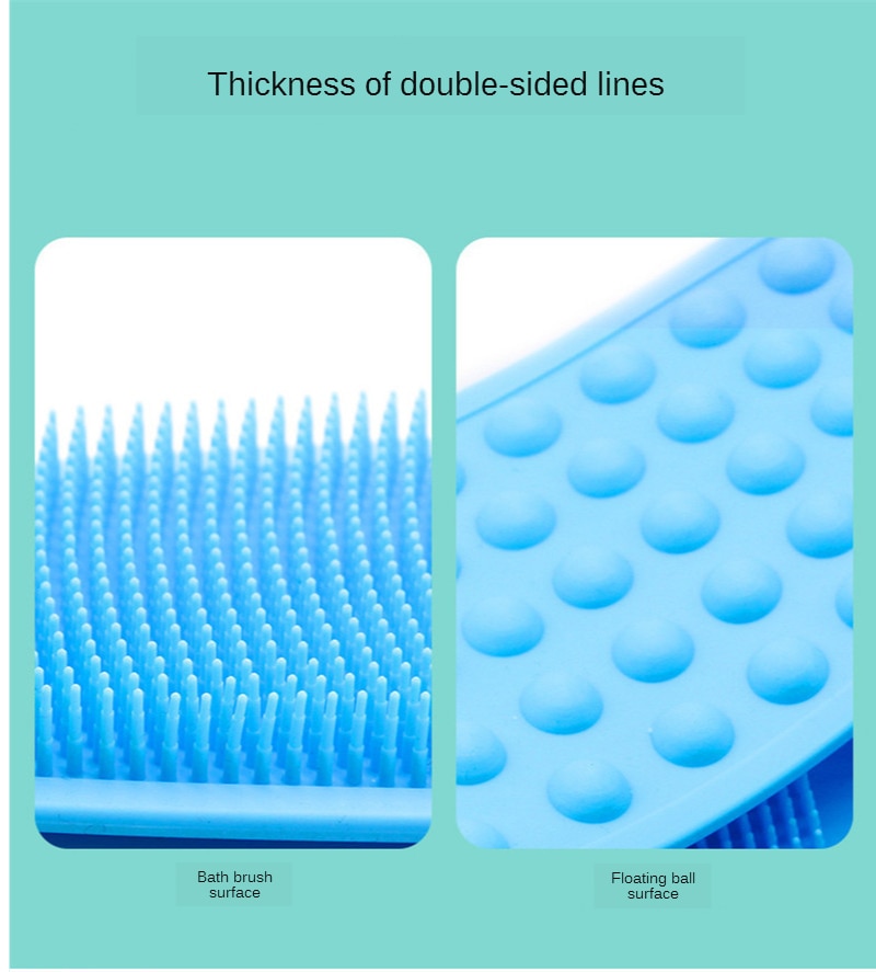 Magic Silicone Brushes Bath Towels Rubbing Back Massage Body Shower Helper Handicapped Extended Scrubber Skin Clean