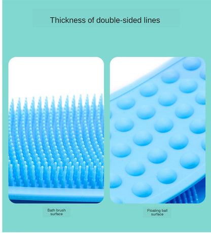 Magic Silicone Brushes Bath Towels Rubbing Back Massage Body Shower Helper Handicapped Extended Scrubber Skin Clean