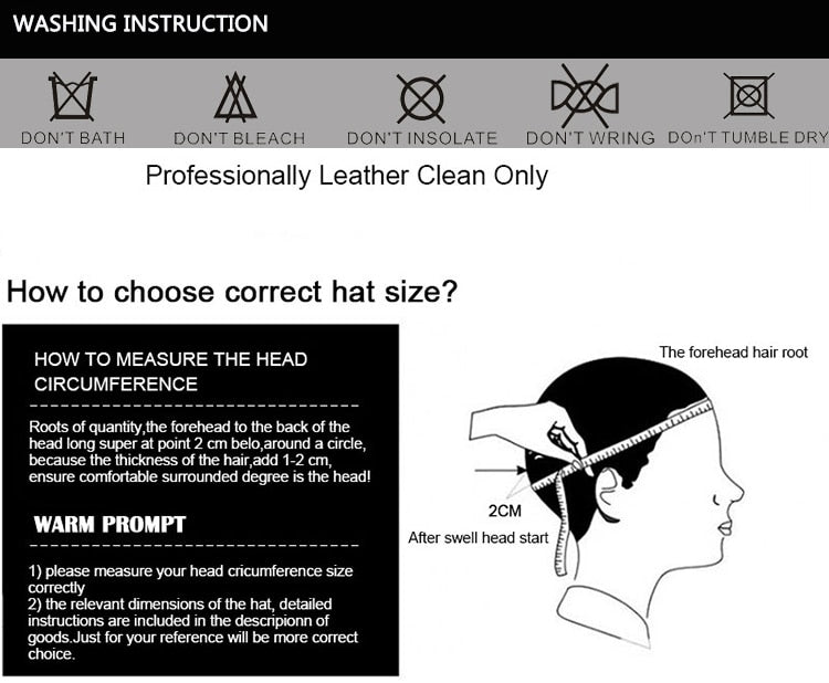 Men's Fashion Paperboy Style 100% Genuine Leather Cap Newsboy Caps Beret Head Cover Cabbie Hat Golf Hats Sheepskin Leather