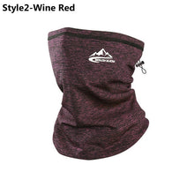 Load image into Gallery viewer, Winter Neck Warmer Cycling Scarf Outdoor Running Sports Headwear Face Scarf Bicycle Bandana Men Simple Fashion Bike Headbands
