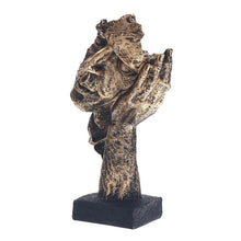 Load image into Gallery viewer, Nordic Simple Abstract Sculpture Figurine Ornaments Silence Is Gold Office Home Decoration Accessories Modern Art Resin Decor
