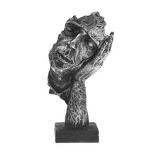 Load image into Gallery viewer, Nordic Simple Abstract Sculpture Figurine Ornaments Silence Is Gold Office Home Decoration Accessories Modern Art Resin Decor
