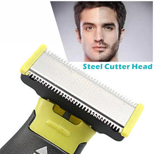 Washable Rechargeable Electric Shaver Beard Razor Body Trimmer Men Shaving Machine Hair Face Care Cleaning