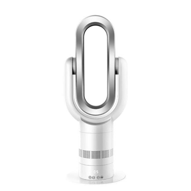 Electric Fan Heater Bladeless Heater Hot Cool Tower Fan with Remote Control Quiet Space Heater Natural Wind Cooling Warmer