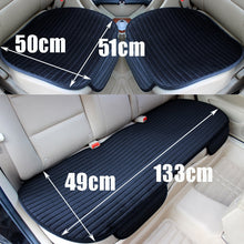 Load image into Gallery viewer, Universal Automotive Car Seat Cover for Front Rear or Full Set Flocking Chair Seat Protector Warm Cushion Pad Non Slide Mat
