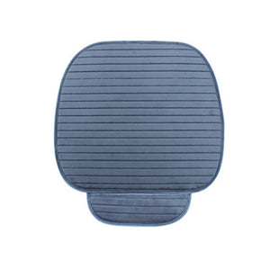 Universal Automotive Car Seat Cover for Front Rear or Full Set Flocking Chair Seat Protector Warm Cushion Pad Non Slide Mat