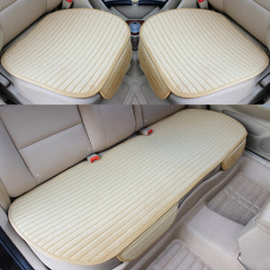 Universal Automotive Car Seat Cover for Front Rear or Full Set Flocking Chair Seat Protector Warm Cushion Pad Non Slide Mat
