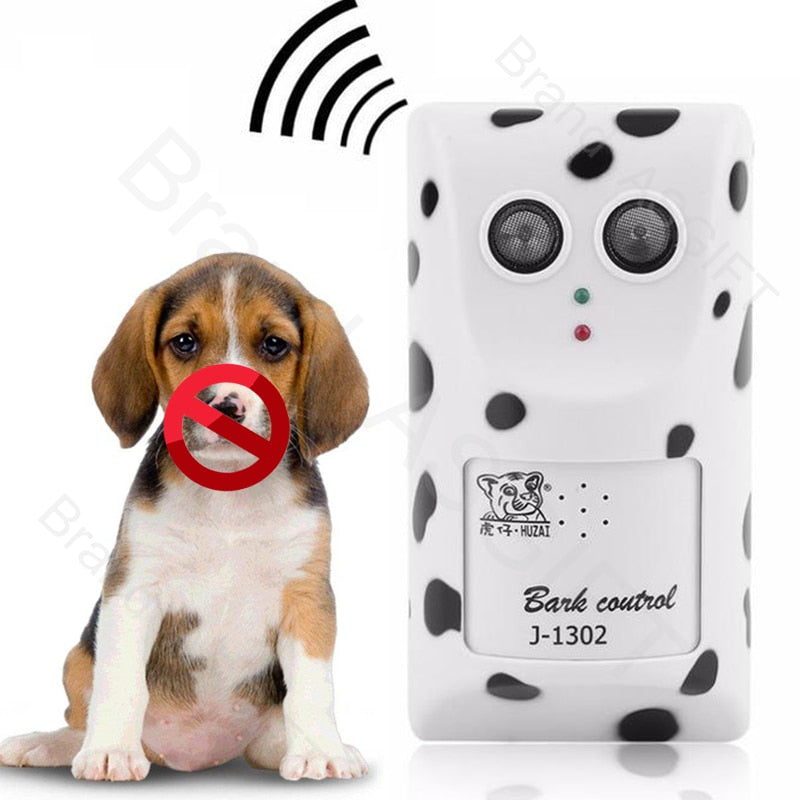 Ultrasonic Dog Anti Bark Training Device Dog Repeller Trainer Equipment Trains Dogs Not To Bark Barking Training Robot Pet Supplies