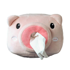 Kids Tissue Box Plush Animals Cute Napkin Tissue Paper Holder Car Styling Portable Paper Package Case Napkin Paper Holder