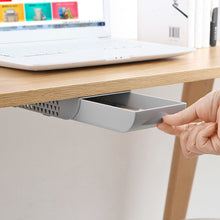 Load image into Gallery viewer, Stackable Hidden Office Drawer Organizer Under Desk Pen Holder Home Office Stationery Box Space Saver
