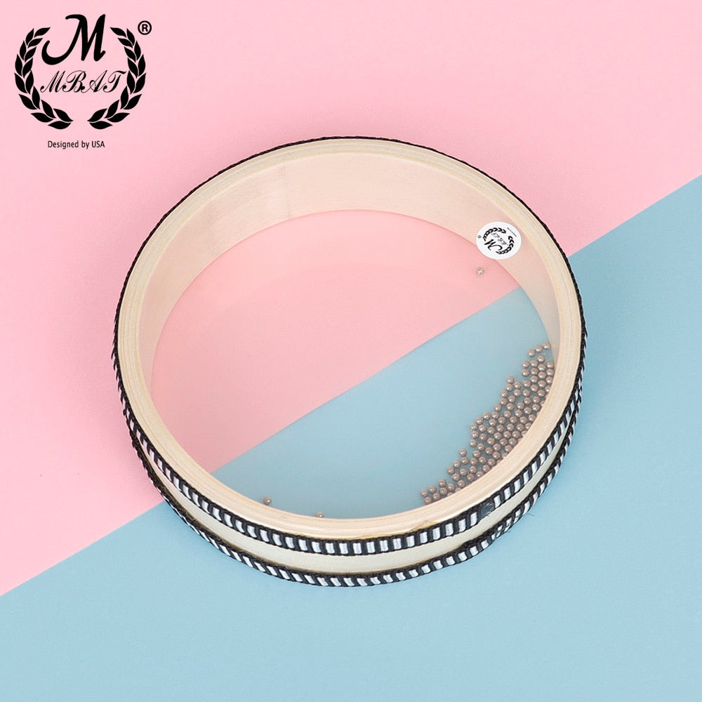 Ocean Wave Bead Hand Drum Gentle Sea Sound Musical Instrument Children Percussion Toys For Baby Kid Early Learning Music