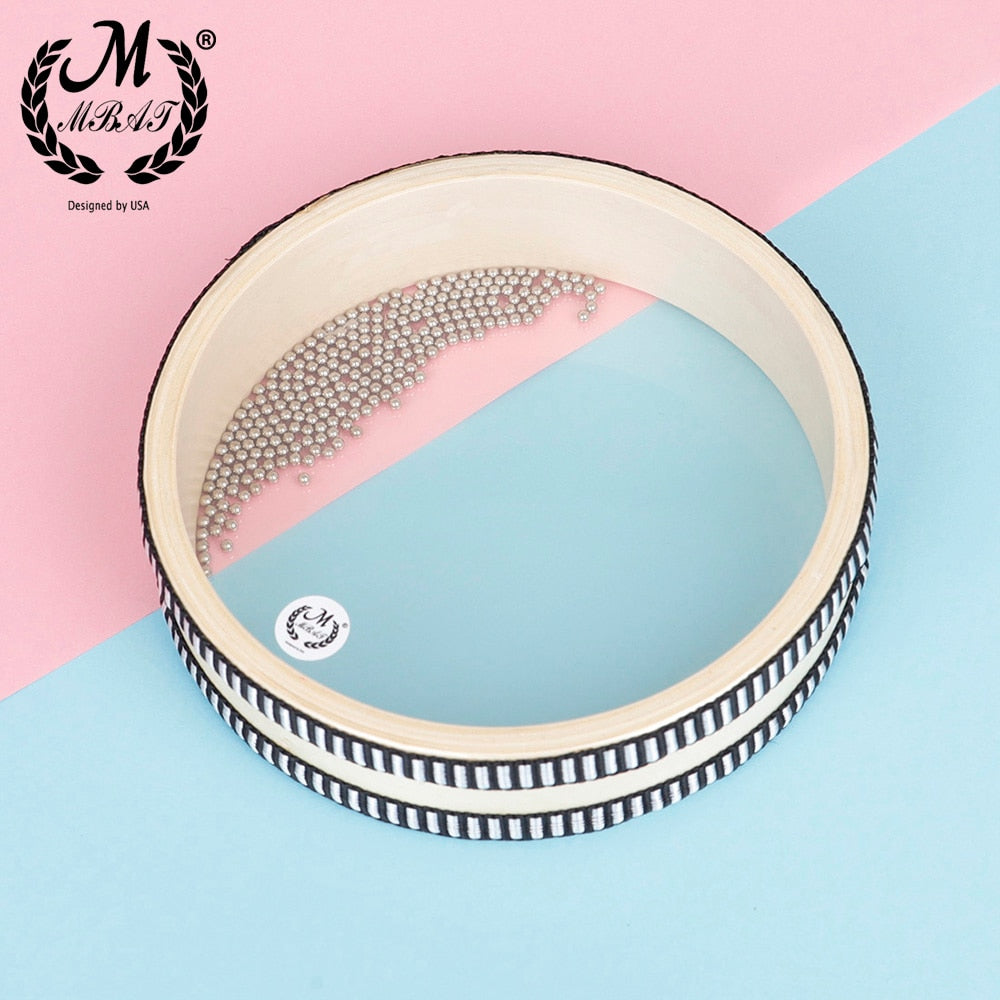 Ocean Wave Bead Hand Drum Gentle Sea Sound Musical Instrument Children Percussion Toys For Baby Kid Early Learning Music