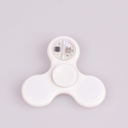 LED light Fidget Spinner ABS Luminous Hand Top Spinners Glow in Dark EDC Stress Relief Toys Kinetic Gyroscope for Children