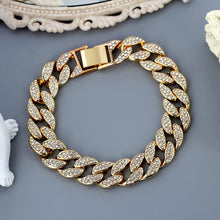 Load image into Gallery viewer, Fashion Thick Metal Chain Anklet For Women Men Rhinestone Gold Silver Color Sexy Foot Bracelet Hip Hop Rock Punk Jewelry
