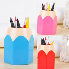 Load image into Gallery viewer, Creative Pen Pencil Makeup Brush Holder Stationery Desk Tidy Plastic Desk Organizer Container School Office Supplies
