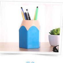 Load image into Gallery viewer, Creative Pen Pencil Makeup Brush Holder Stationery Desk Tidy Plastic Desk Organizer Container School Office Supplies
