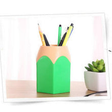 Load image into Gallery viewer, Creative Pen Pencil Makeup Brush Holder Stationery Desk Tidy Plastic Desk Organizer Container School Office Supplies
