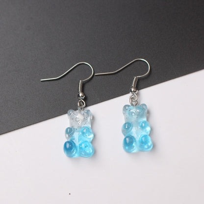 Gummy Bear Dangle Earring Womens Retro Fashion Styligh Candy Earring Drop Style Earrings Choose Color Great Gift