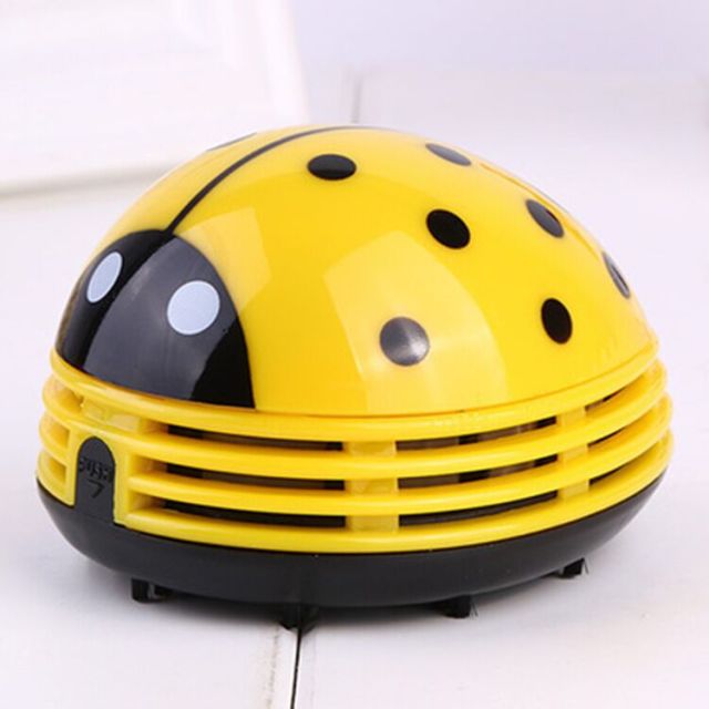 Mini Tabletop Vacuum Desk Countertop Cleaner Ladybug Dust Cleaner Desktop Dust Collector For Home Office Desktop