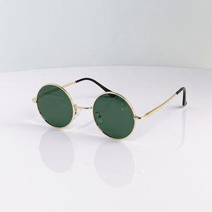 Retro Vintage Round Polarized Sunglasses Designer Brand Sunglasses Metal Frame Eyewear Driving UV400 Choose Color