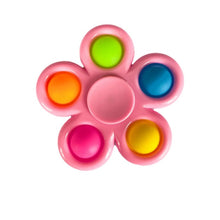 Load image into Gallery viewer, 12 Styles Tie Dye Simple Fidget Spinner Push Pop Bubble Hand Spinner for ADHD Anxiety Stress Relief for Kids
