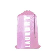 Load image into Gallery viewer, Smile Shape Nylon Laundry Bag Wash Me Travel Storage Pouch Machine Washable Dirty Clothes Organizer Wash Drawstring Bag
