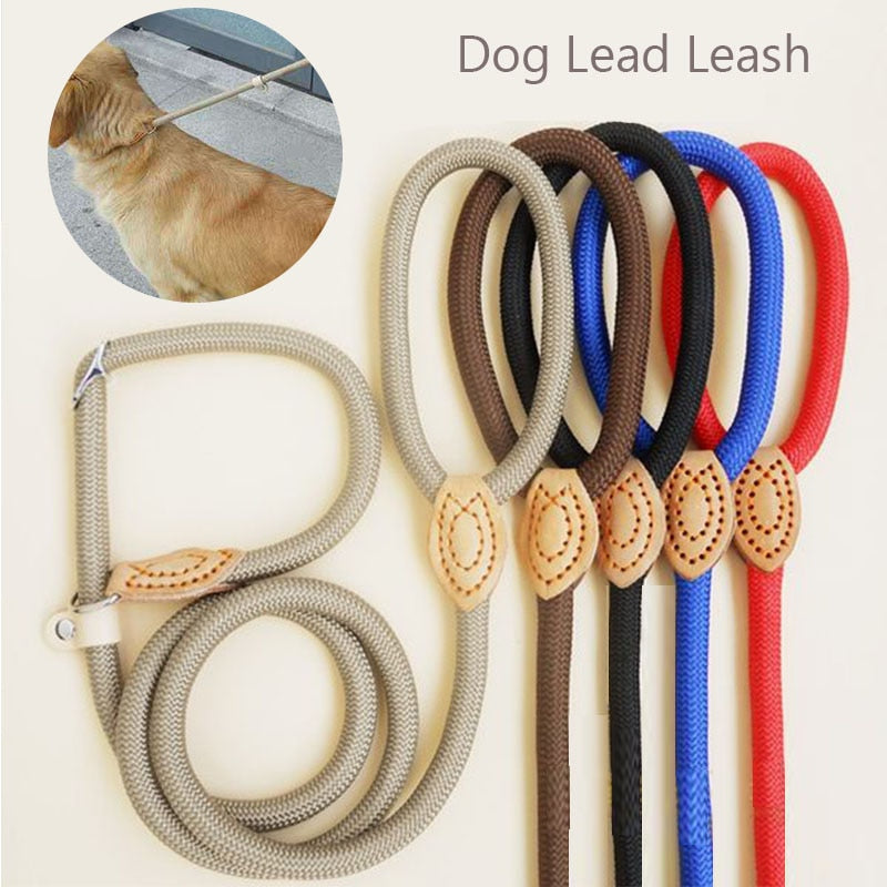 Thick Adjustable Dog Leash Strong Nylon Pet Lead Dog Leash Durable Rope Belt Lightweight Dog Supplies Walking Training Pet Products