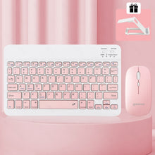 Load image into Gallery viewer, 14-Styles Bluetooth Keyboard Mini Bluetooth Keyboard and Wireless Mouse Great for Computers Touchpad iPad Cellphone Gift Choose Color
