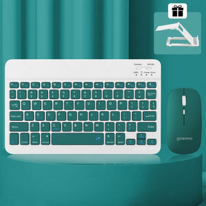 14-Styles Bluetooth Keyboard Mini Bluetooth Keyboard and Wireless Mouse Great for Computers Touchpad iPad Cellphone Gift Choose Color