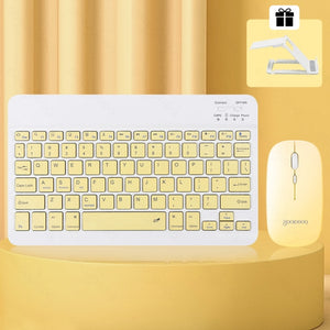 14-Styles Bluetooth Keyboard Mini Bluetooth Keyboard and Wireless Mouse Great for Computers Touchpad iPad Cellphone Gift Choose Color