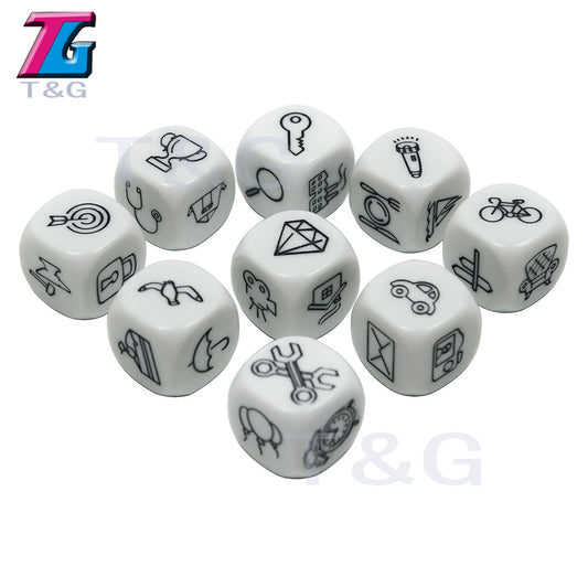 Party Games Story Dice Puzzle Board Game Telling Story Family Party Friends Parents With Children Kids Gift