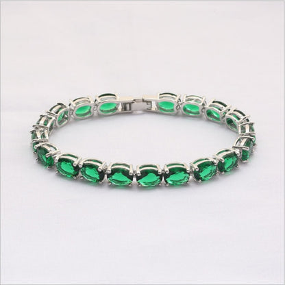 4mm Iced Out Chain Cubic Zirconia Tennis Bracelet Bracelets For Women Men Gold Silver Color Bracelet CZ Chain Jewelry Great Gift