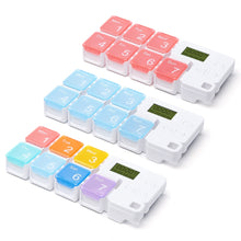 Load image into Gallery viewer, Smart 7-Day Pill Storage Box Electronic Timing Reminder Medicine Boxes Alarm Timer Pills Organizer Pill Drug Container
