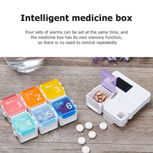 Load image into Gallery viewer, Smart 7-Day Pill Storage Box Electronic Timing Reminder Medicine Boxes Alarm Timer Pills Organizer Pill Drug Container
